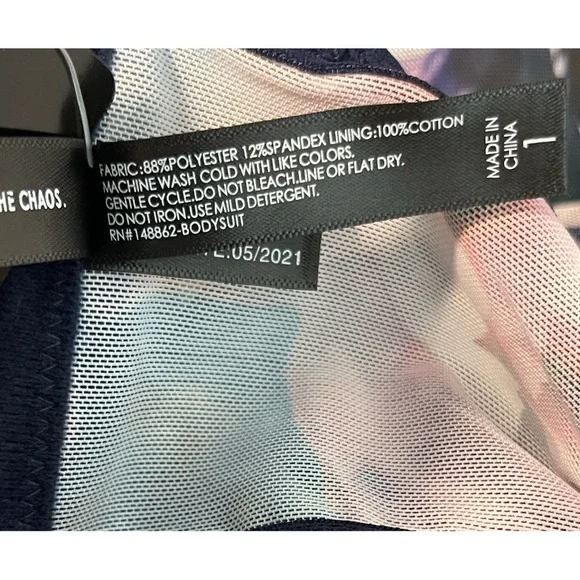 Torrid Underwire Floral Multicolor Women's Lingerie One Piece NWT SZ 1 and 2 - Picture 8 of 12